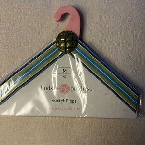 New Lindsay Phillips Switch Flops Straps Medium